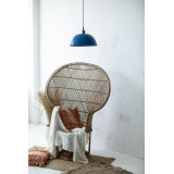 Taron - blaue Lampe aus geschmiedetem Kupfer