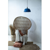 Nuez azul - blaue handgefertigte Lampe aus Mexiko - reines Kupfer