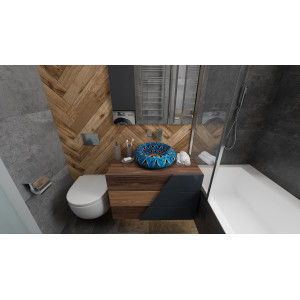 Azura Prima - Keramik Waschbecken mit relief