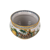 Italienischer Blumentopf aus Keramik - Vaso di limoni e uva S