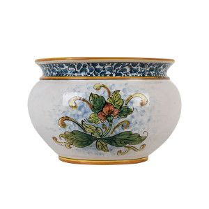 Blumentopf aus sizilianischer Keramik - Vaso di girasoli S