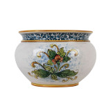 Blumentopf aus sizilianischer Keramik - Vaso di girasoli S