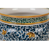 Handbemalter italienischer Blumentopf - Vaso fiori di limoni S