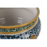 Handbemalter italienischer Blumentopf - Vaso fiori di limoni S