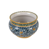 Handbemalter italienischer Blumentopf - Vaso fiori di limoni S