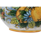 Handgefertigter sizilianischer Blumentopf - Vaso di limoni S