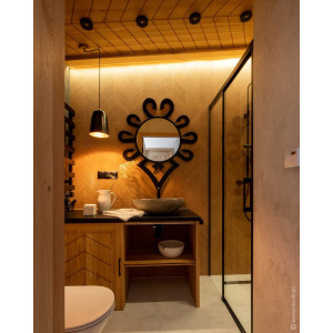  Aliso Dark Brown - Kupfer Lampe - Kupfer Pendellampe