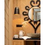 Aliso Dark Brown - Kupfer Lampe - Kupfer Pendellampe