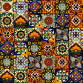 Nobleza - Mehrfarbiges mexikanisches Patchwork - 30 Stück