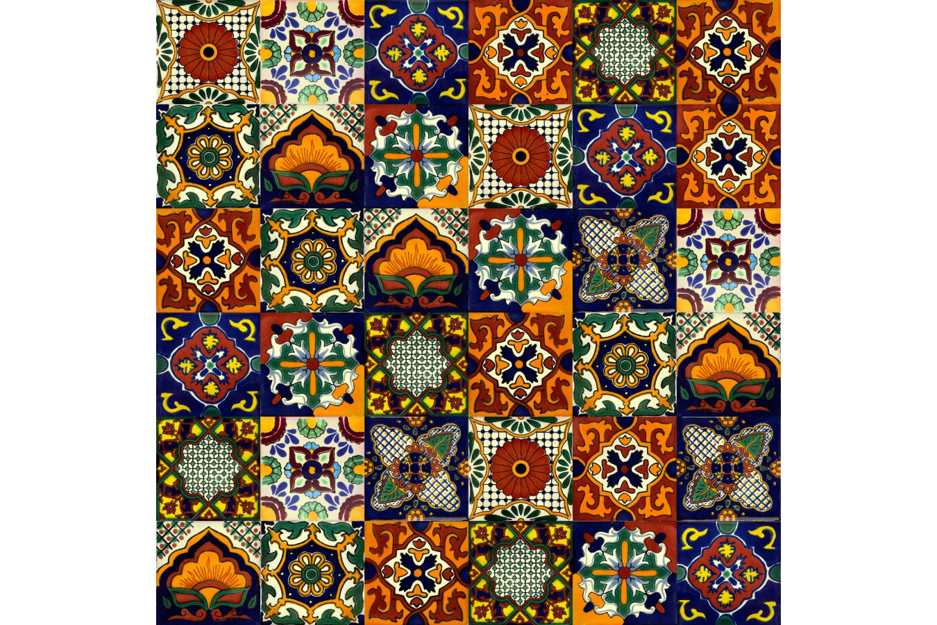 Nobleza - Mehrfarbiges mexikanisches Patchwork - 30 Stück