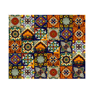 Nobleza - Mehrfarbiges mexikanisches Patchwork - 30 Stück
