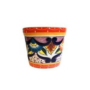 Mexikanischer kleiner Blumentopf - 11 cm