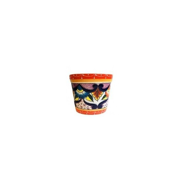 Mexikanischer kleiner Blumentopf - 11 cm