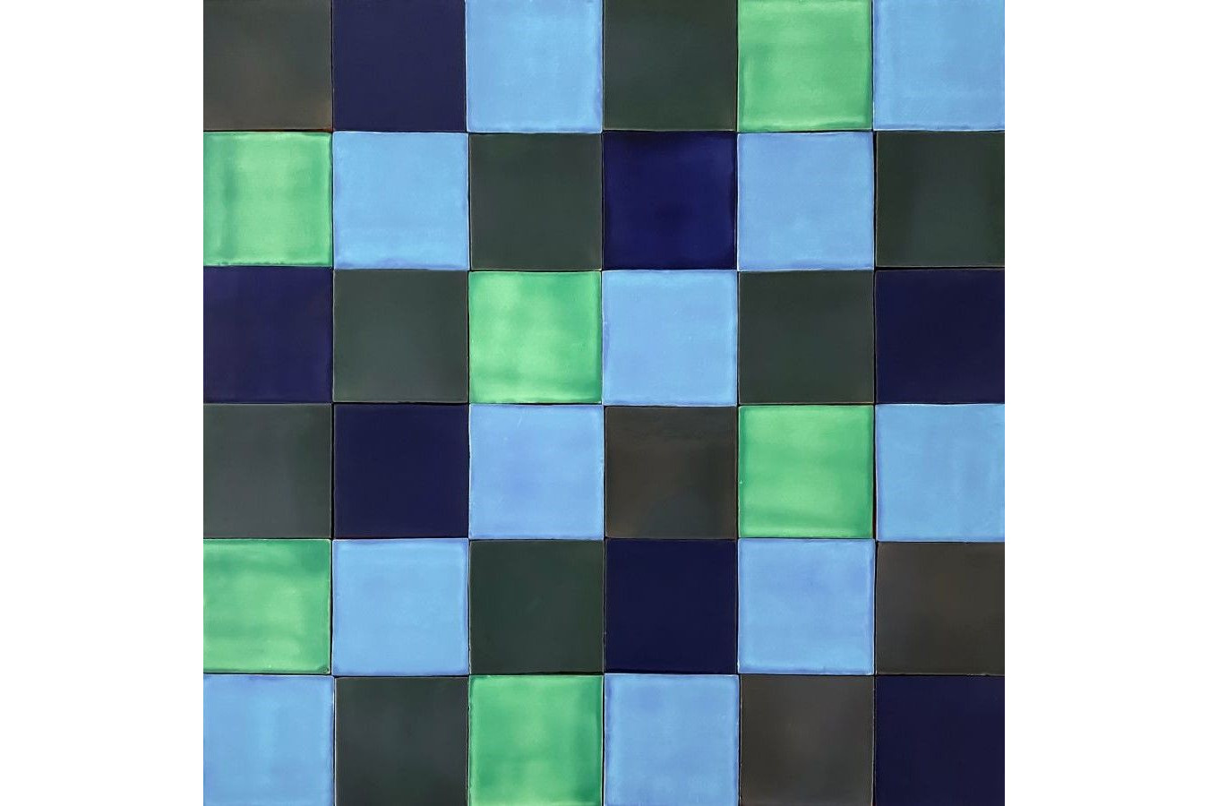 Malaquita - Keramikfliesen Patchwork - 30 Stück