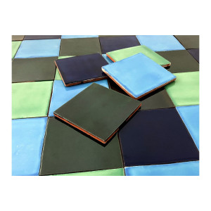 Malaquita - Keramikfliesen Patchwork - 30 Stück