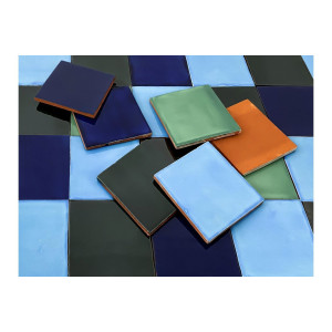 Malaquita - Keramikfliesen Patchwork - 30 Stück