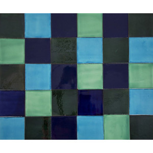 Malaquita - Keramikfliesen Patchwork - 30 Stück