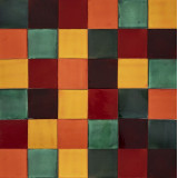 Borgoña - Patchwork aus einfarbigen Fliesen - 30 Stück