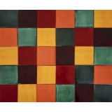 Borgoña - Patchwork aus einfarbigen Fliesen - 30 Stück