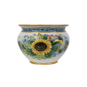 Vaso di girasoli M - Sizilianischer Keramiktopf