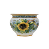 Vaso di girasoli M - Sizilianischer Keramiktopf