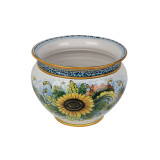 Vaso di girasoli M - Sizilianischer Keramiktopf