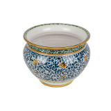 Vaso fiori di limoni M - handbemalter italienischer Blumentopf
