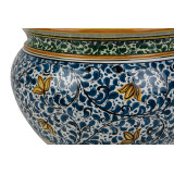 Vaso fiori di limoni M - handbemalter italienischer Blumentopf