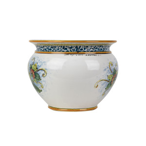 Vaso di limoni M - handgefertigter sizilianischer Topf
