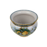 Vaso di limoni M - handgefertigter sizilianischer Topf