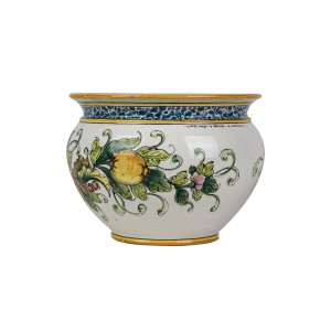 Vaso di melograni M - handgefertigter sizilianischer Topf