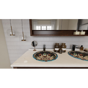 La Reina - Oval Talavera Waschbeckeneinsatz