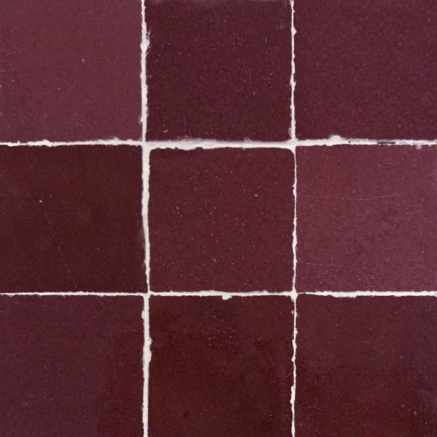 Raspberry Zellige - kastanienbraune Zellige Fliesen