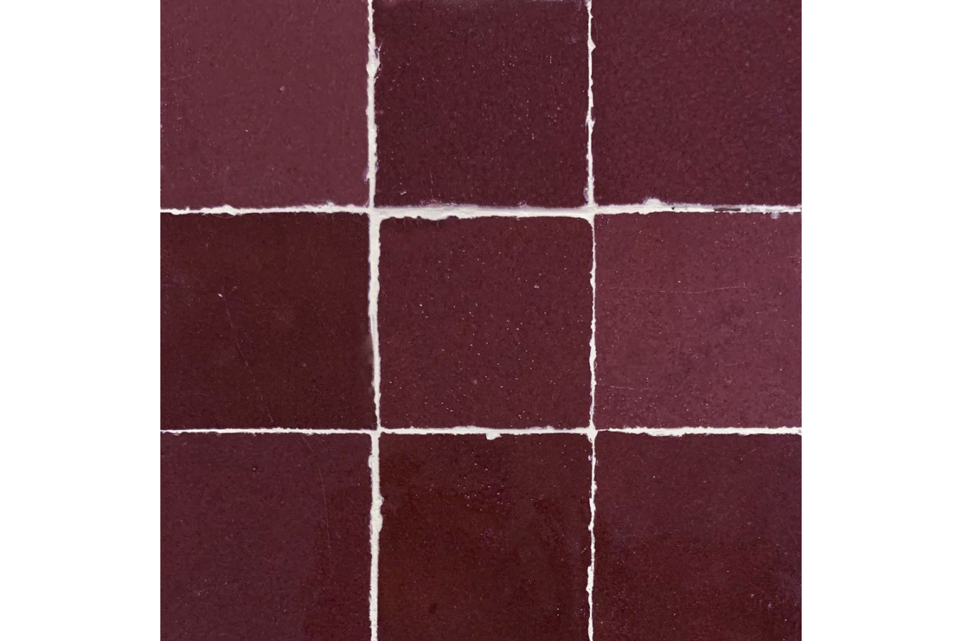 Raspberry Zellige - kastanienbraune Zellige Fliesen