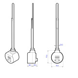 Hesti - WiFi-Thermostatheizung für elektrische Heizkörper