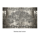 Kupferfliesen für Wände – Kupferbaum des Lebens mit Ornament