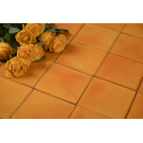 Mostaza Deslavado Orange – Einfarbige Talavera-Fliesen