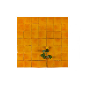 Mostaza Deslavado Orange – Einfarbige Talavera-Fliesen