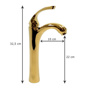 Celia - Eleganter Goldbeckenhahn