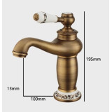 Jamie - Rustikale Retro Waschbecken Wasserhahn
