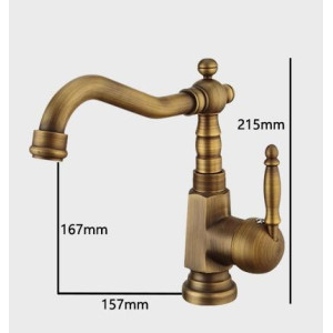 Luis - Waschbecken Wasserhahn im Retro-Stil