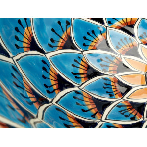 Casandra - Mexikanisches türkises Keramik Waschbecken