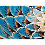 Casandra - Mexikanisches türkises Keramik Waschbecken