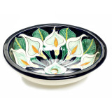 Calia - Mexikanisches Talavera Einbauwaschbecken