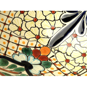 Deikun - Mexikanisches Talavera buntes Waschbecken