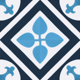Navio - Blaue Zementfliesen