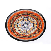 Ynes - Ovales Talavera Einbauwaschbecken