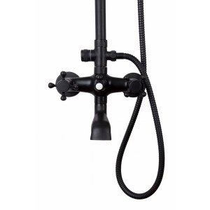 Felice Black - Messing-Brausebatterie
