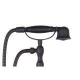 Giulietta Black - Wandmontierter Retro Wannenmischer aus Messing