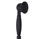 Giulietta Black - Wandmontierter Retro Wannenmischer aus Messing